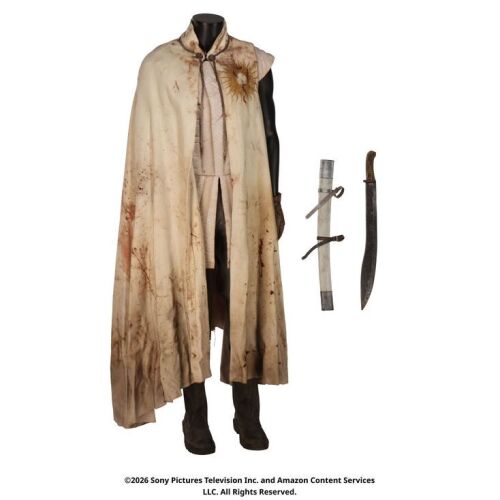Lot # 255. Eamon Valda's Burn Costume ### WHEEL OF TIME, THE (T.V. SERIES, 2021-2023)