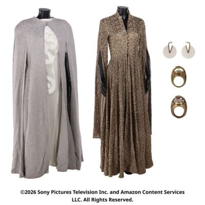Lot # 256. Siuan Sanche and Alviarin's Costume Components ### WHEEL OF TIME, THE (T.V. SERIES, 2021-2023)