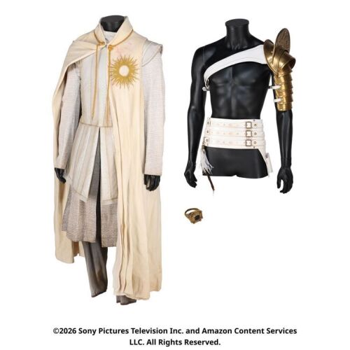 Lot # 22. Geofram Bornhald's Series One and Two Whitecloak Costume ### WHEEL OF TIME, THE (T.V. SERIES, 2021-2023)