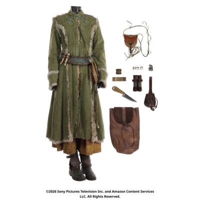 Lot # 24. Nynaeve al'Meara's Travelling Costume ### WHEEL OF TIME, THE (T.V. SERIES, 2021-2023)