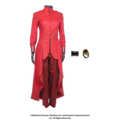Lot # 44. Liandrin Guirale's White Tower Costume ### WHEEL OF TIME, THE (T.V. SERIES, 2021-2023)