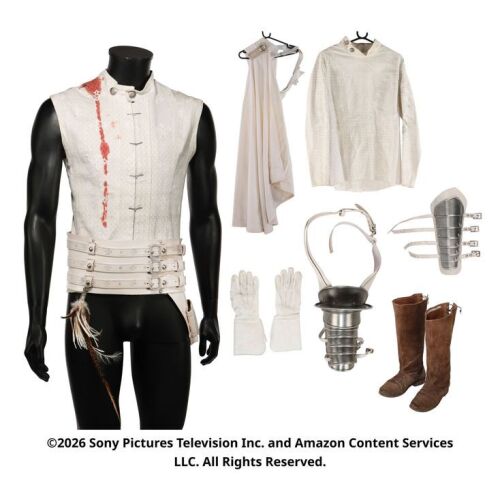 Lot # 51. Eamon Valda's Stab Wound Costume ### WHEEL OF TIME, THE (T.V. SERIES, 2021-2023)