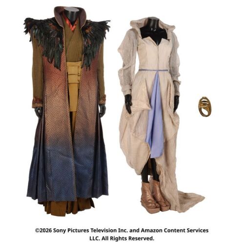Lot # 65. Lord Agelmar and Lady Amalisa's Royal Costumes ### WHEEL OF TIME, THE (T.V. SERIES, 2021-2023)
