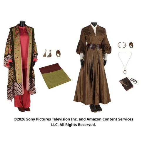 Lot # 81. Verin and Adeleas Mathwin's Costumes ### WHEEL OF TIME, THE (T.V. SERIES, 2021-2023)