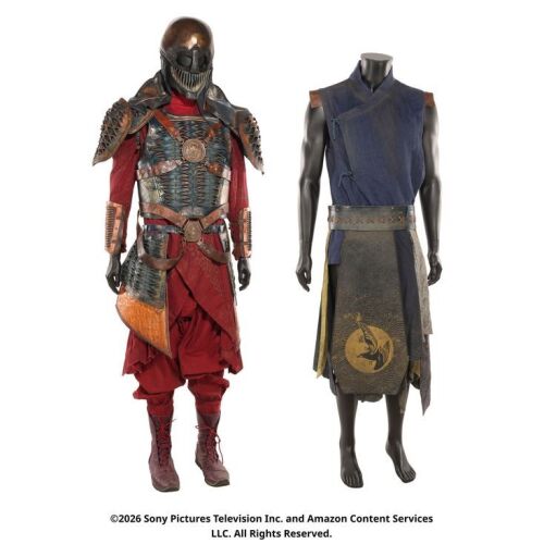 Lot # 108. Seanchan Soldier Costume Components with Masema's Costume Components ### WHEEL OF TIME, THE (T.V. SERIES, 2021-2023)