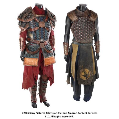 Lot # 111. Ingtar Shinowa's Seanchan Costume and Masema's Shienaran Costume ### WHEEL OF TIME, THE (T.V. SERIES, 2021-2023)