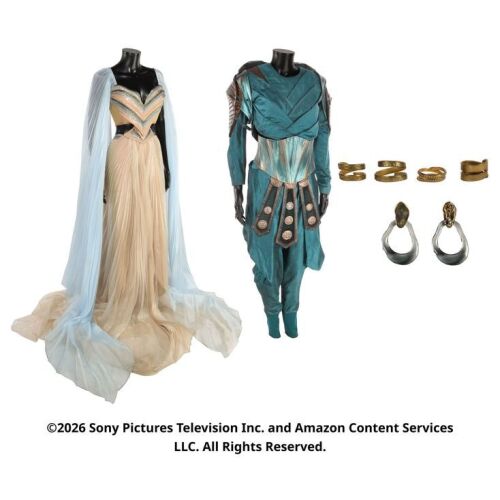 Lot # 123. High Lady Suroth's Dress with Mulaen's Costume Components ### WHEEL OF TIME, THE (T.V. SERIES, 2021-2023)