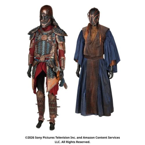 Lot # 124. Turak's Voice and Arrata's Costume Components ### WHEEL OF TIME, THE (T.V. SERIES, 2021-2023)