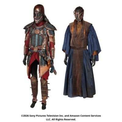 Lot # 124. Turak's Voice and Arrata's Costume Components ### WHEEL OF TIME, THE (T.V. SERIES, 2021-2023)