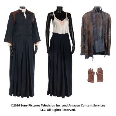 Lot # 129. Rand al'Thor's Cairhien Costume Components with Moiraine Damodred's Cairhien Costume ### WHEEL OF TIME, THE (T.V. SERIES, 2021-2023)