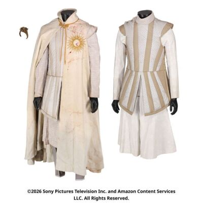 Lot # 130. Geofram Bornhald and Eamon Valda's Costume Components ### WHEEL OF TIME, THE (T.V. SERIES, 2021-2023)