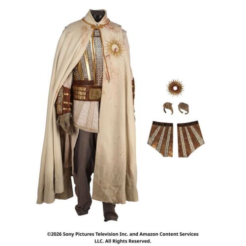 Lot # 131. Geofram Bornhald's Bloodied Costume ### WHEEL OF TIME, THE (T.V. SERIES, 2021-2023)