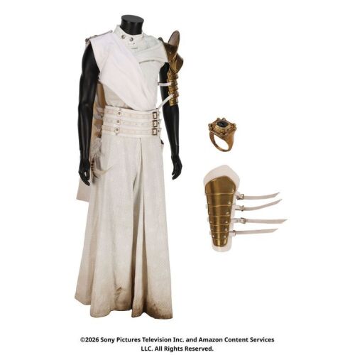 Lot # 162. Geofram Bornhald's Whitecloak Costume with Eamon Valda's Shirt ### WHEEL OF TIME, THE (T.V. SERIES, 2021-2023)