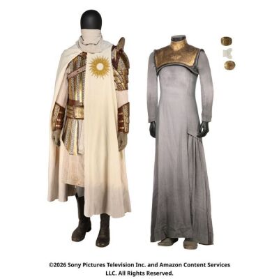 Lot # 163. Geofram Bornhald's Costume with Miri's Costume ### WHEEL OF TIME, THE (T.V. SERIES, 2021-2023)