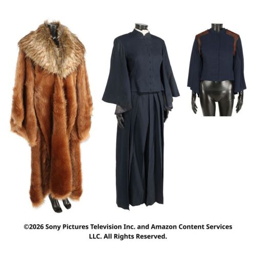 Lot # 168. Siuan Sanche's Fur Coat and Moiraine Damodred's Cairhien Costume Components ### WHEEL OF TIME, THE (T.V. SERIES, 2021-2023)