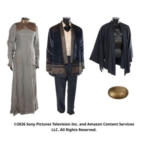 Lot # 169. Rand al'Thor's Costume Components with Egwene al'Vere's Damane Costume ### WHEEL OF TIME, THE (T.V. SERIES, 2021-2023)