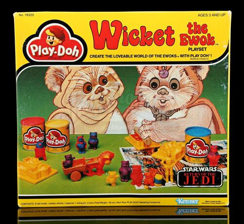Lot # 24 - Wicket The Ewok Play Doh Playset - Unused [Kazanjian Collection]
