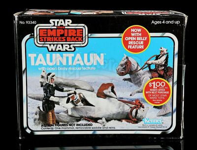 Lot # 43 - Tauntaun With Open Belly Rescue Feature - Sealed