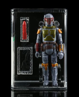 Lot # 77 - Lili Ledy Removable Rocket Boba Fett - Loose AFA 75
