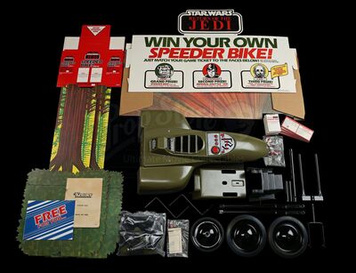 Lot # 117 - Ride-On Speeder Bike and Store Display (Unused) with Original Shipping Box