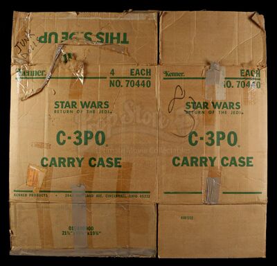 Lot # 120 - C-3PO Carrying Case Shipping Box