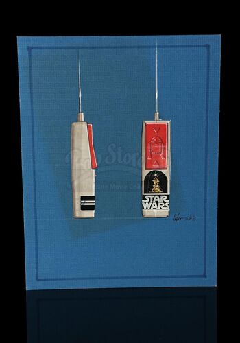 Lot # 129 - Radio Controlled R2-D2: Hand-Painted Remote Control Concept Artwork