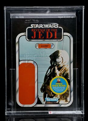 Lot # 149 - 4-LOM Proof Card ROTJ48A CAS 85+