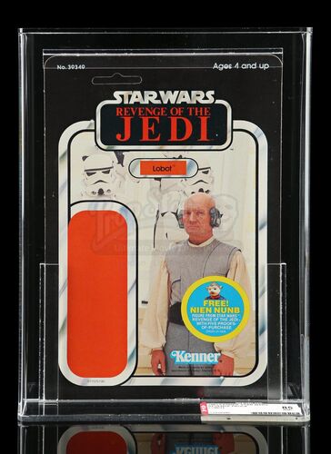 Lot # 152 - ROTJ Proof Card - Lobot 48A AFA 85