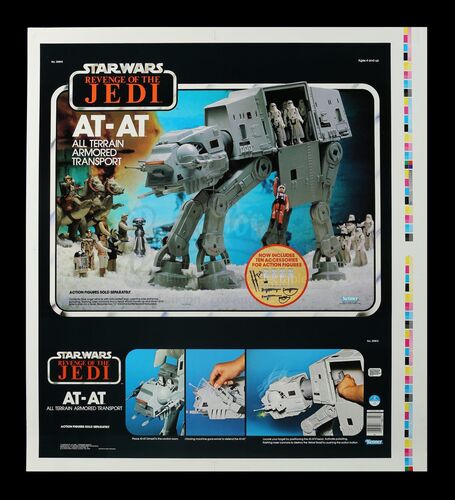 Lot # 157 - ROTJ Proof Sheet - AT-AT AFA 85