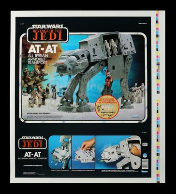 Lot # 157 - ROTJ Proof Sheet - AT-AT AFA 85