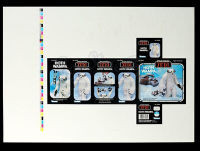 Lot # 159 - ROTJ Proof Sheet - Hoth Wampa AFA 80