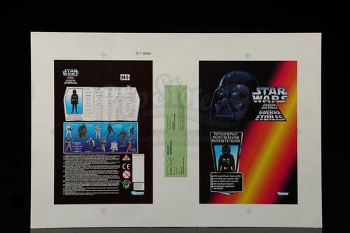 Lot # 167 - TIE Fighter Pilot European Cardback Proof