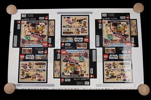 Lot # 170 - Lego Mos Eisley Cantina #4501 Play-Set Proof Sheet