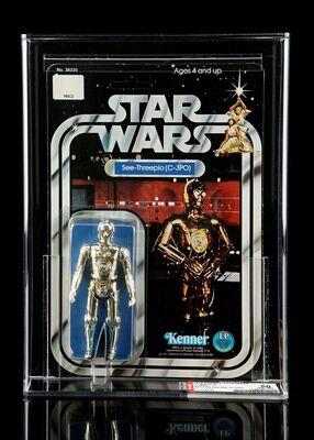 Lot # 183 - C-3PO (SKU On Footer) SW12A AFA 90
