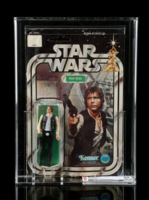 Lot # 186 - Han Solo (White Footer) SW12A CAS 50