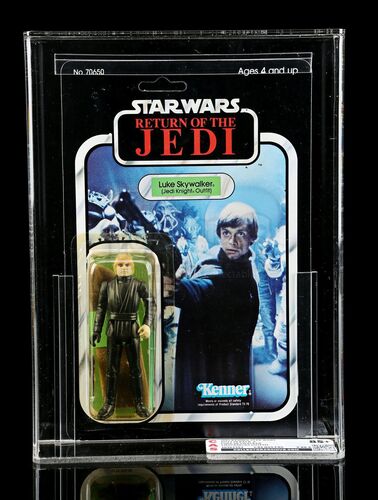 Lot # 260 - Luke Skywalker (Jedi Knight Outfit) ROTJ79A CAS 85Y+