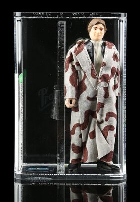 Lot # 378 - Loose Han Solo (Camo Trenchcoat) AFA U85