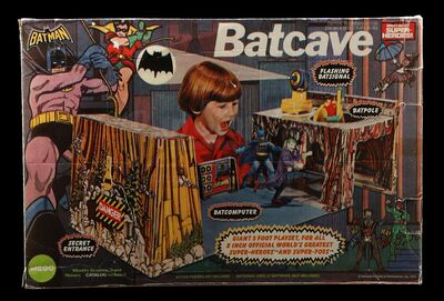 Lot # 396 - Mego Batcave Playset (Large Box Version)