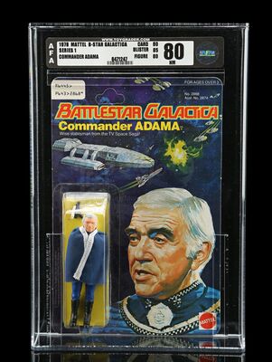 Lot # 411 - Commander Adama Series 1 AFA 80