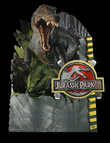 Lot # 476 - Jurassic Park III Store Display Standee - Unused