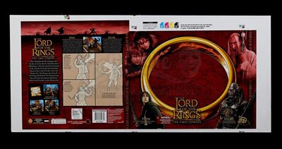 Lot # 495 - Pippin And Ugluk Action Figure Set Proof Sheet