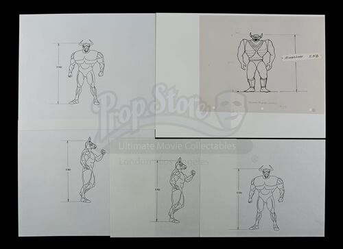 Lot # 524 - Silverhawks Mumbo-Jumbo Concept Sheets