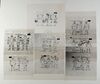 Lot # 525 - Silverhawks Character Layout Transparencies