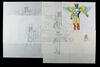 Lot # 526 - Hand-Drawn Silverhawks Flashback Drawings