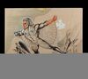 Lot # 527 - Hand-Drawn Silverhawks Quicksilver Original Concept Artwork