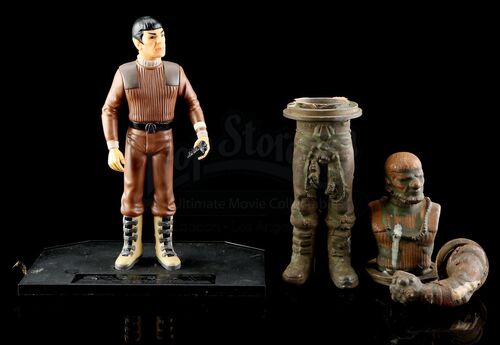 Lot # 537 - Mr. Spock Rotomold With Production Toy