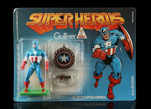 Lot # 558 - Gulliver Capit&Atilde;&fnof;&AElig;&rsquo;&Atilde;&dagger;&acirc;&euro;&trade;&Atilde;&fnof;&acirc;&euro;&scaron;&Atilde;&sbquo;&Acirc;&pound;o Am&Atilde;&fnof;&AElig;&rsquo;&Atilde;&dagger;&acirc;&euro;&trade;&Atilde;&fnof;&acirc;&euro;&scaron;&Atilde;&sbquo;&Acirc;&copy;rica (Captain America)