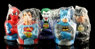 Lot # 569 - Mego Super Savers Bank Set Of 5 (Mego Factory Stock)