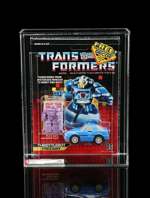 Lot # 597 - Freeway Series 4 Throttlebot With Purple Decoy AFA 75