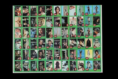 Lot # 618 - Topps Trading Cards Sheet (4th Series)